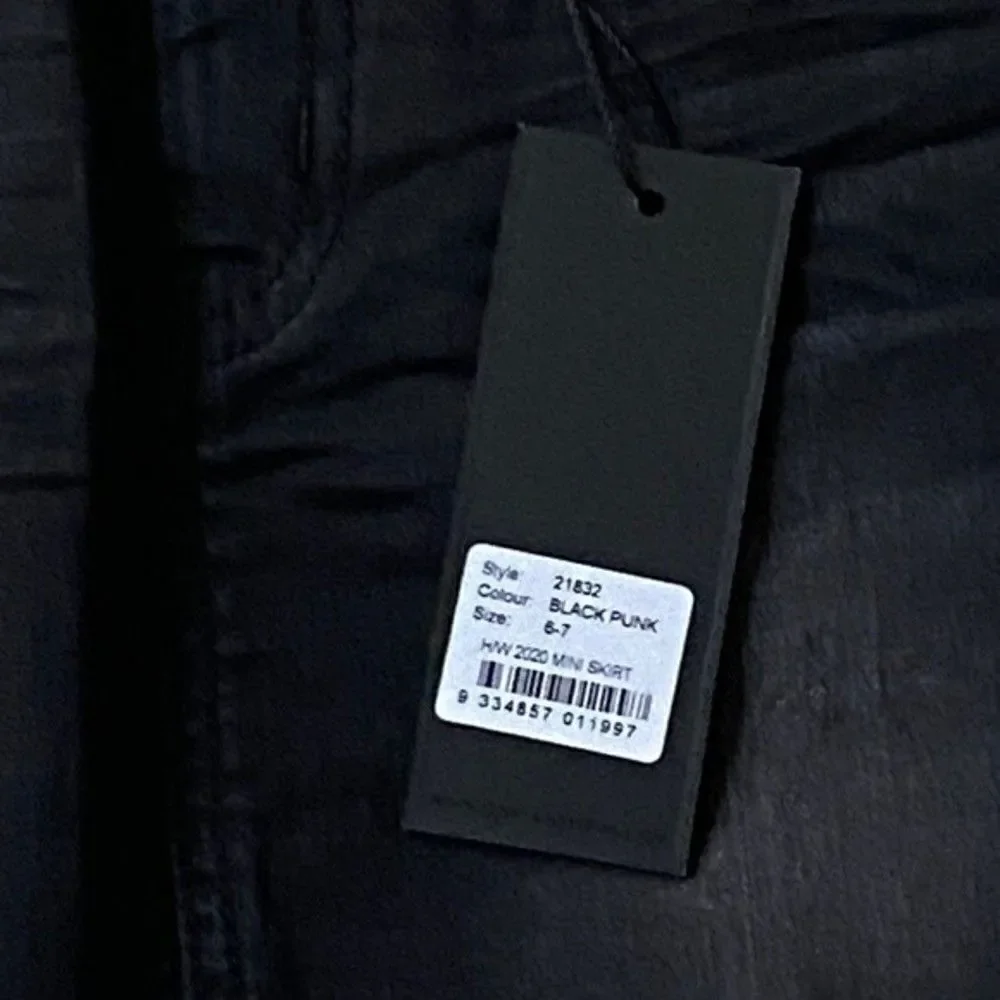 One Teaspoon Black Punk Jean Mini Skirt Size‎ 6-7